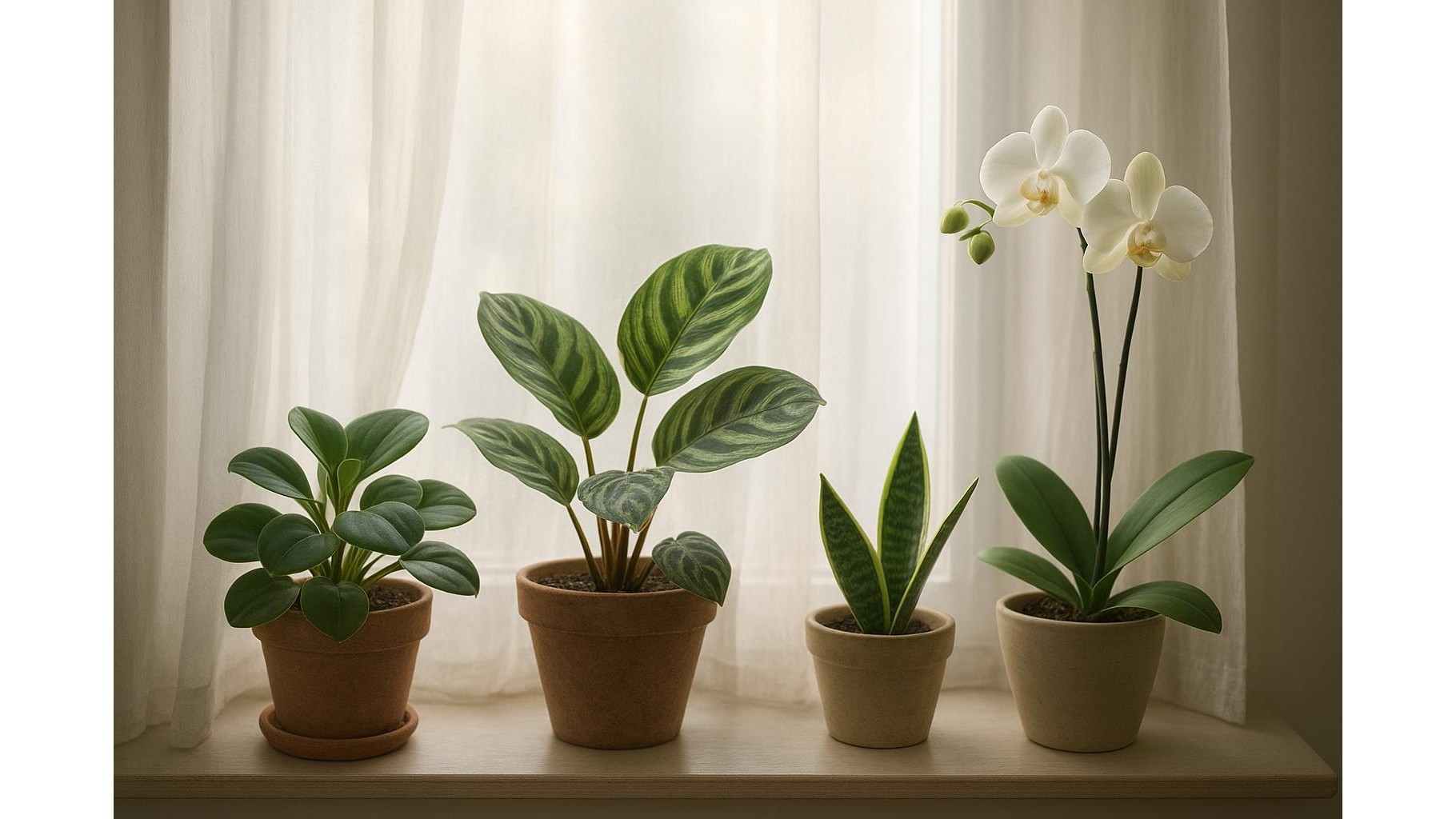 Piante da interno per davanzali primaverili esposti a est: specie adatte alla luce dolce del mattino