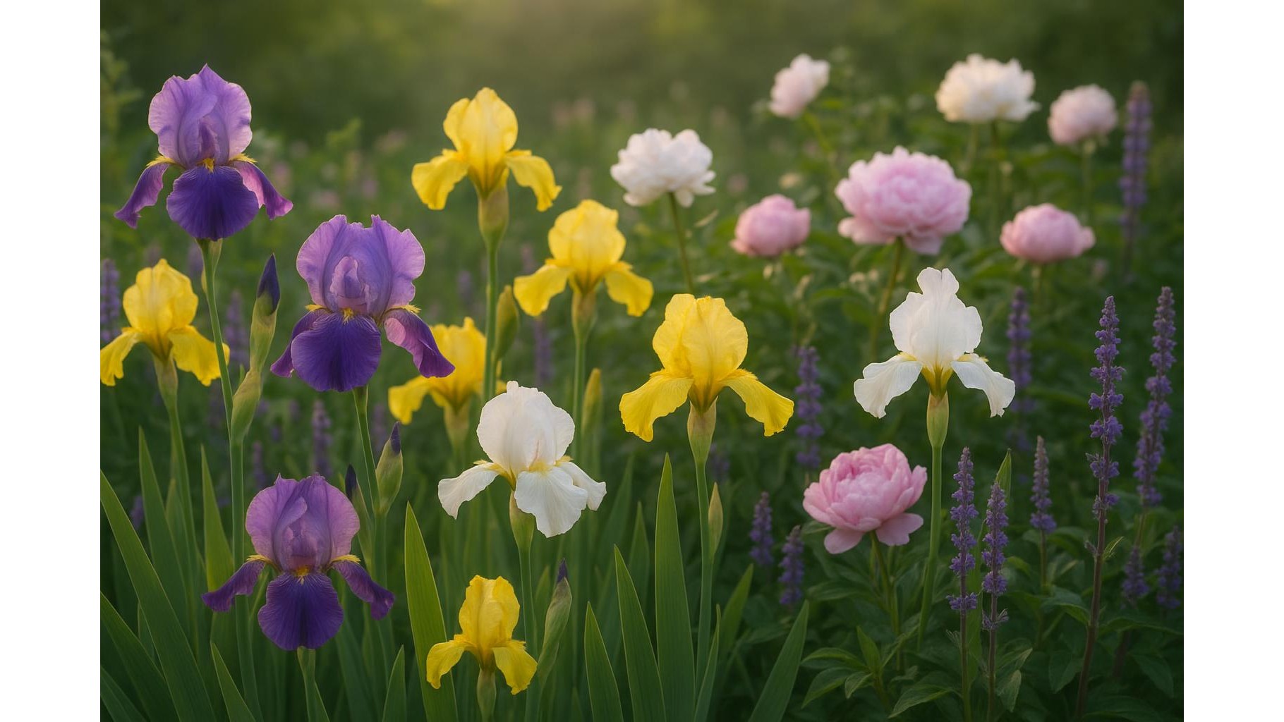 Iris barbati di fine primavera: varietà, abbinamenti e messa a dimora a fine marzo