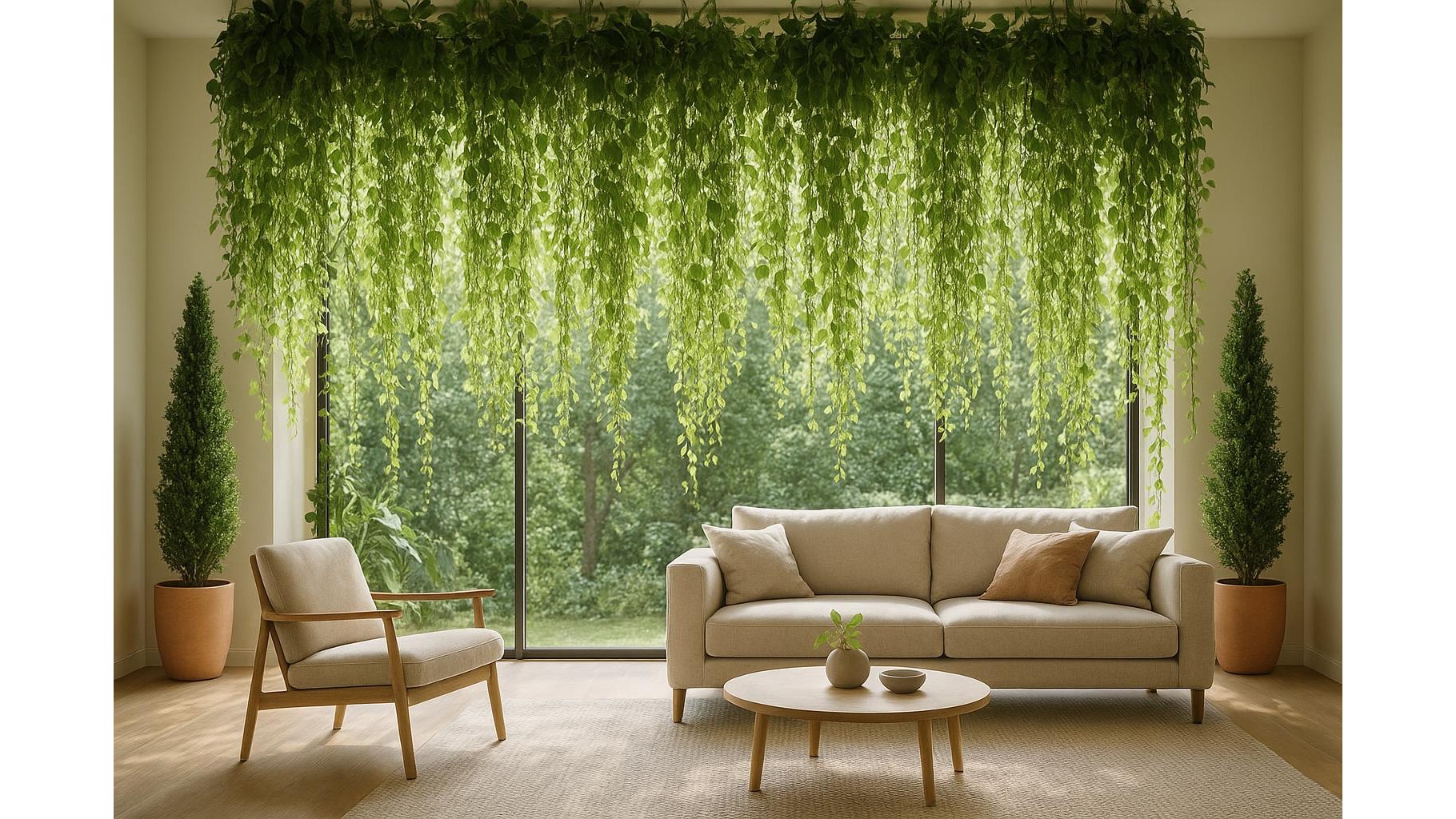 Piante da interno per creare schermi verdi: come usare il fogliame al posto delle tende