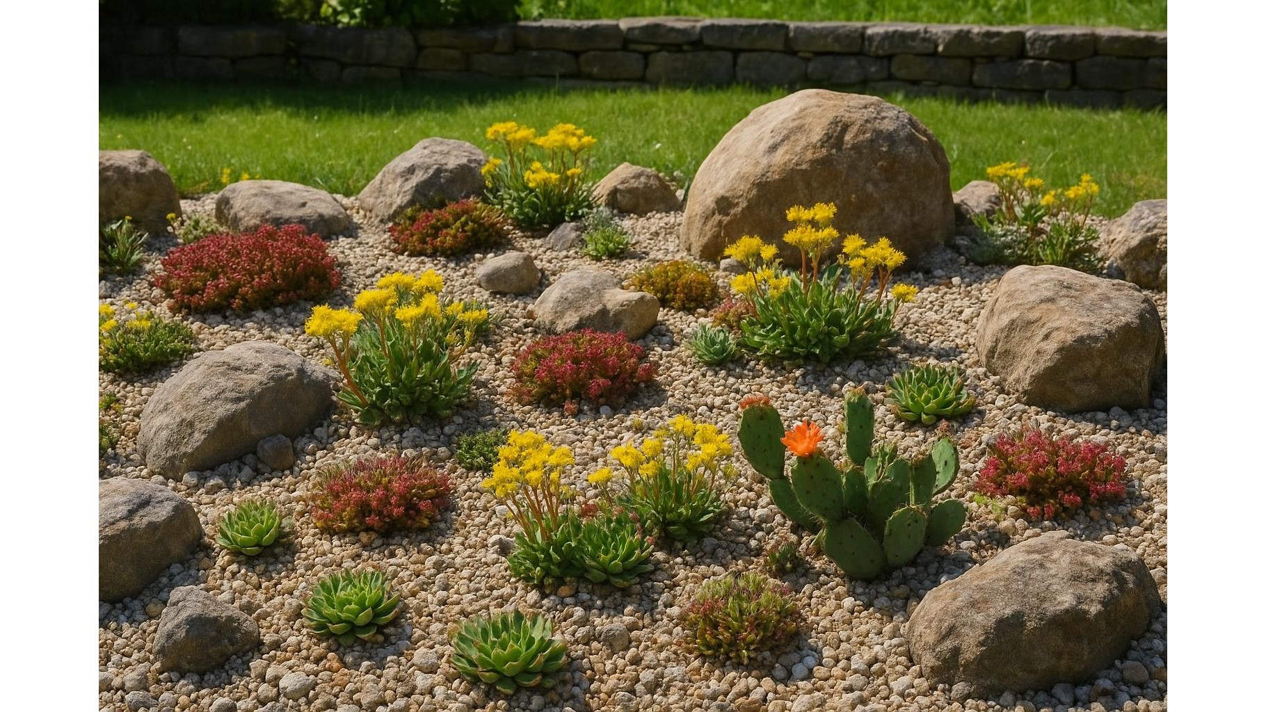 Giardini rocciosi con piante grasse: progettare un’aiuola drenante che sopporta il caldo estivo