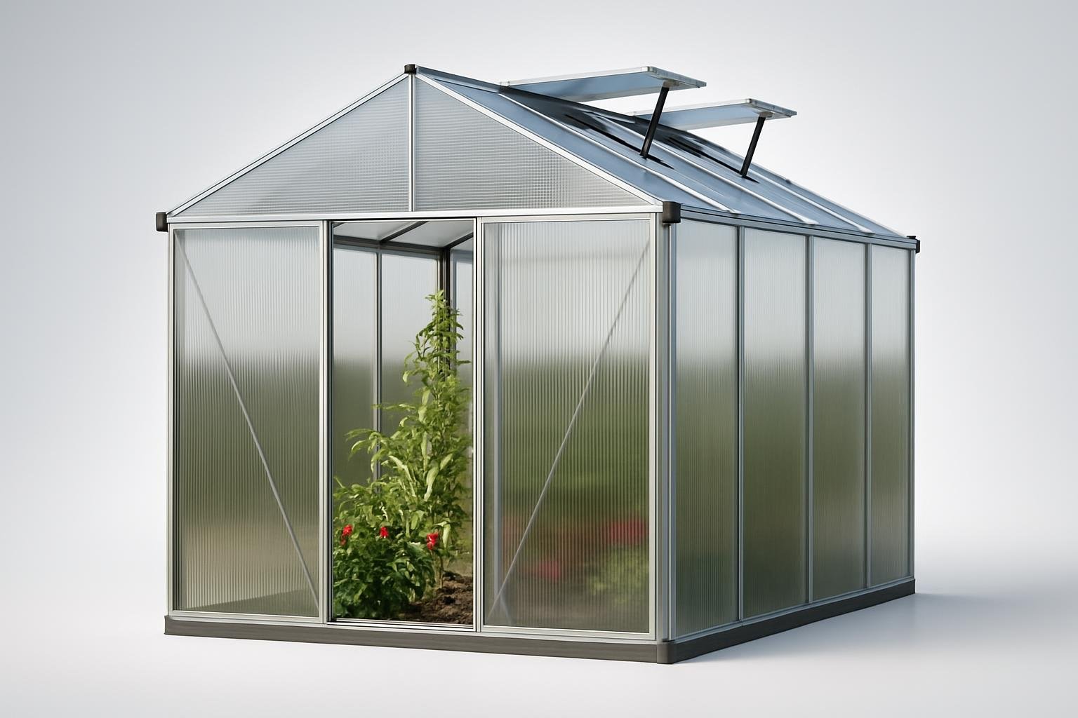 Serra GFP Premium 22 in promozione su Amazon, la serra in alluminio per estendere la stagione dell’orto