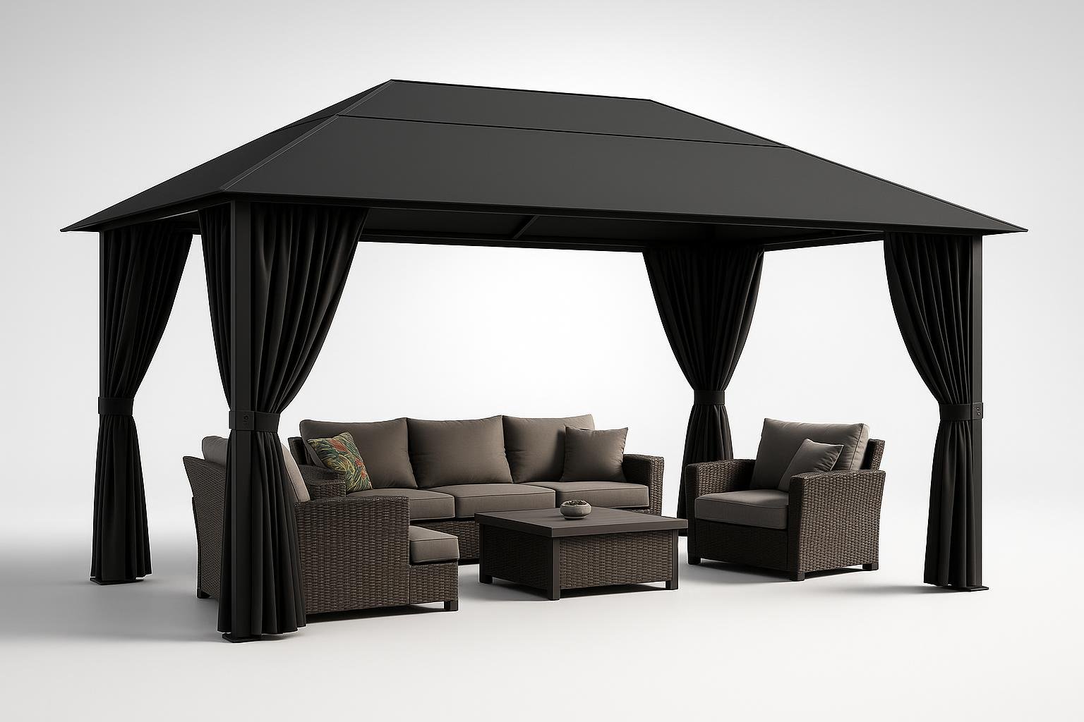 Gazebo pieghevole JUMMICO 3×3 m in offerta su Amazon, più comfort e ombra immediata in giardino