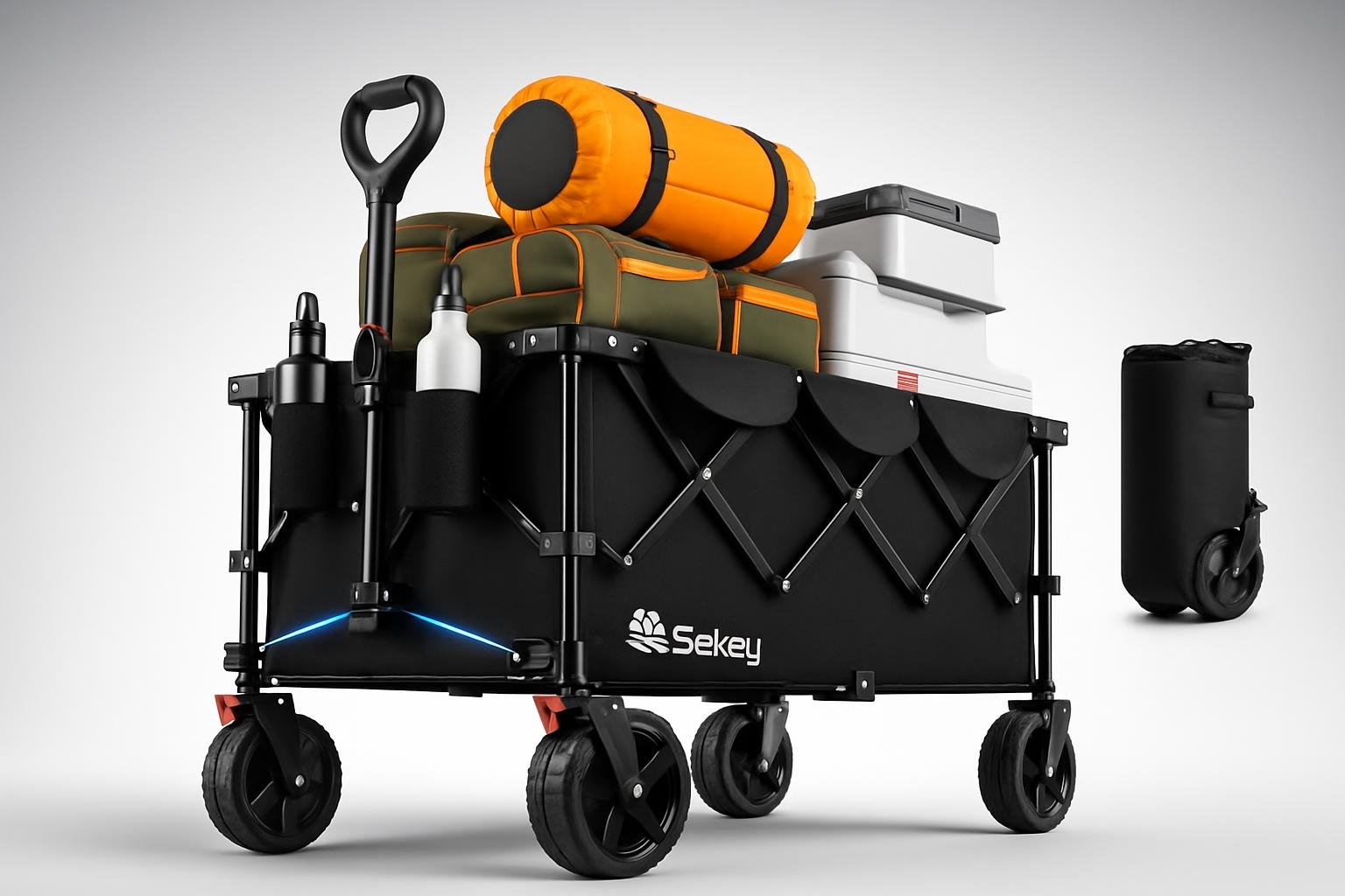 Carrello pieghevole Sekey XXL Plus, il tuttofare per giardino e orto ora in promozione su Amazon