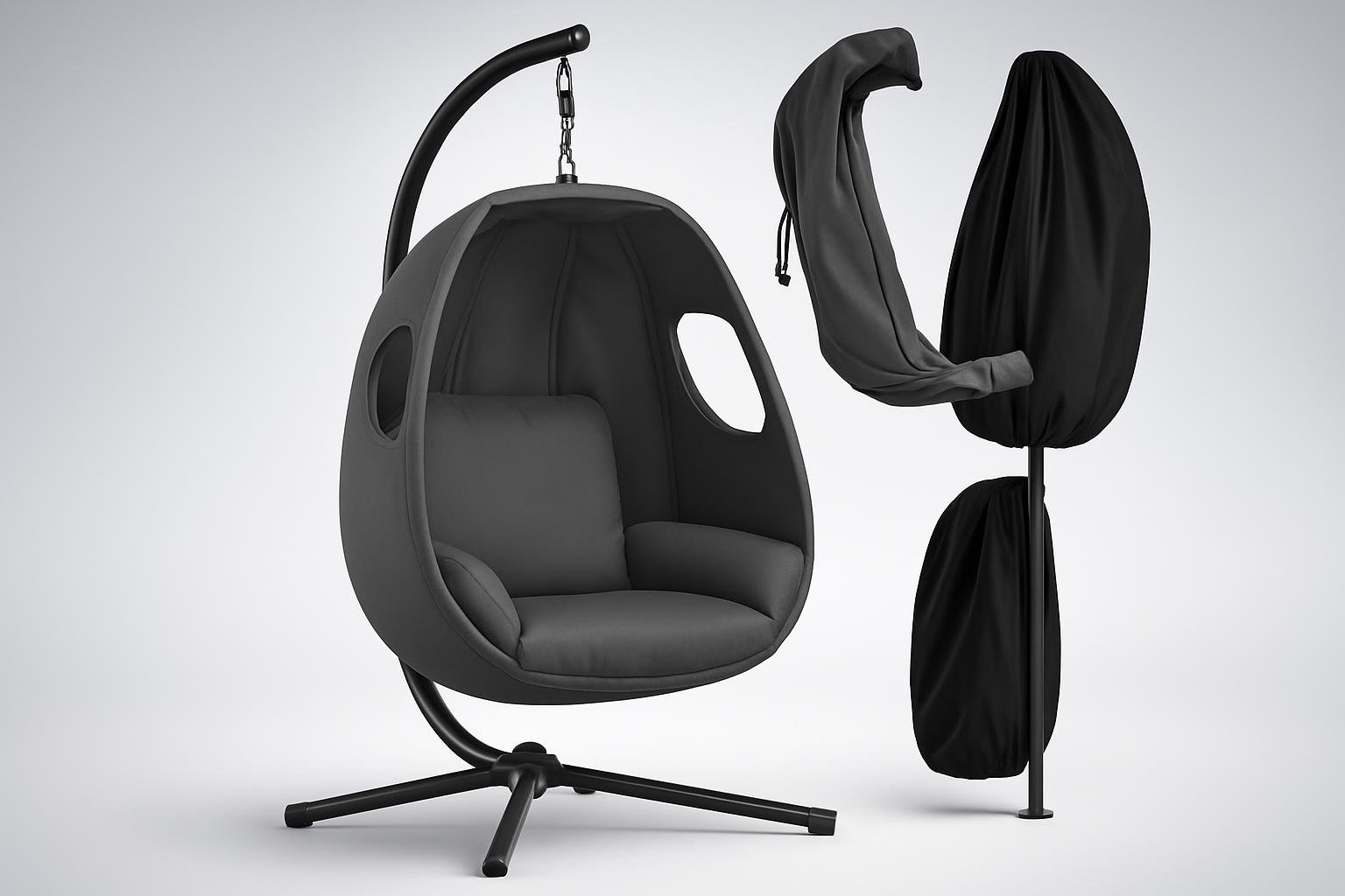 Poltrona sospesa tectake per il giardino, occasione su Amazon per creare un angolo relax sospeso