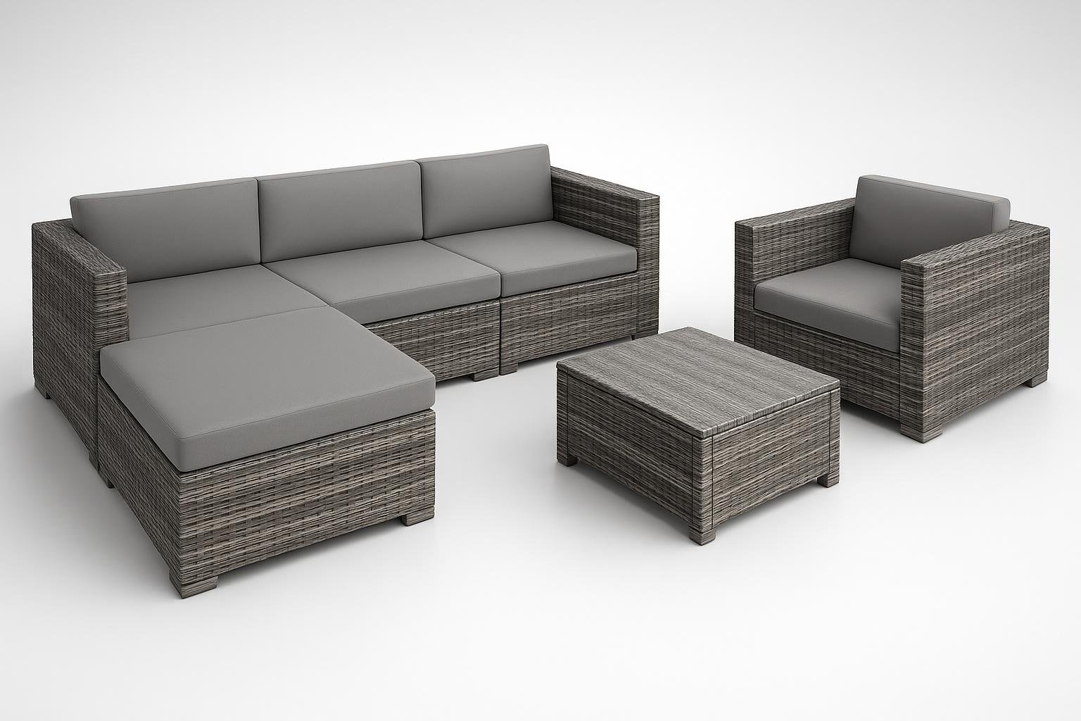 Set rattan Milano tectake, arredo da giardino elegante a prezzo interessante su Amazon