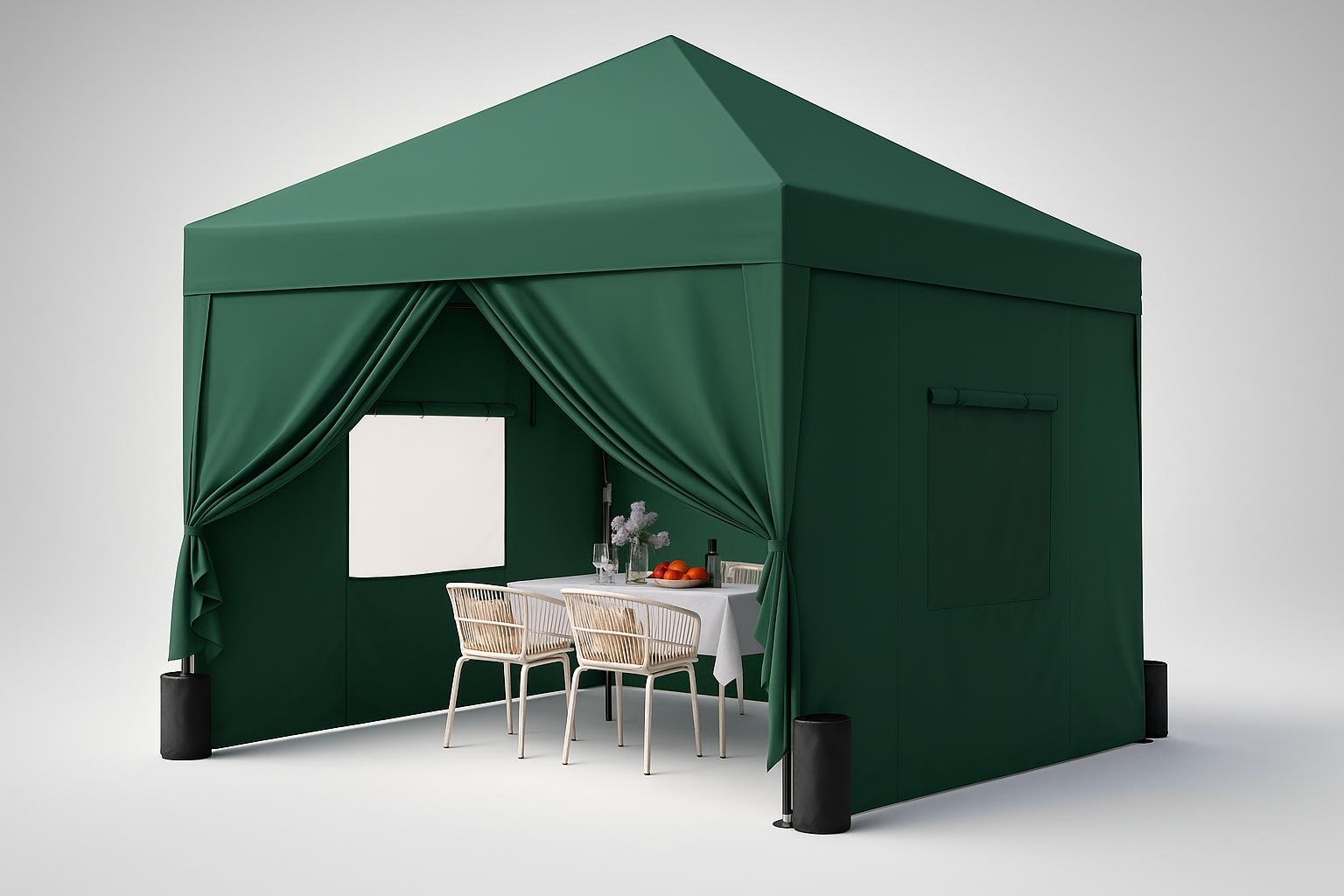 Gazebo pop-up Quictent 3×3 m, la tenda richiudibile ideale per pranzi in giardino in sconto su Amazon