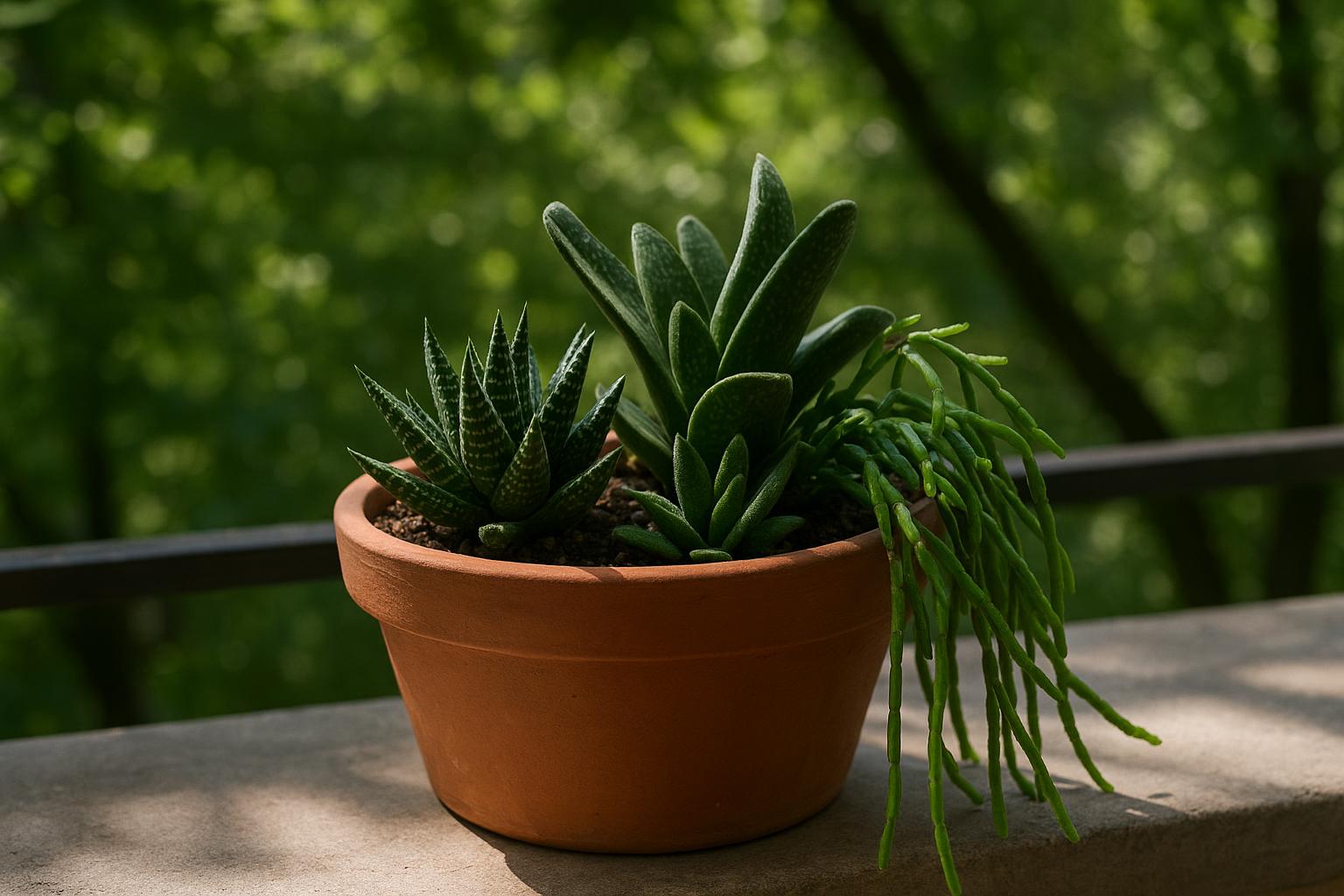 Succulente da ombra leggera per giardini e balconi non troppo soleggiati