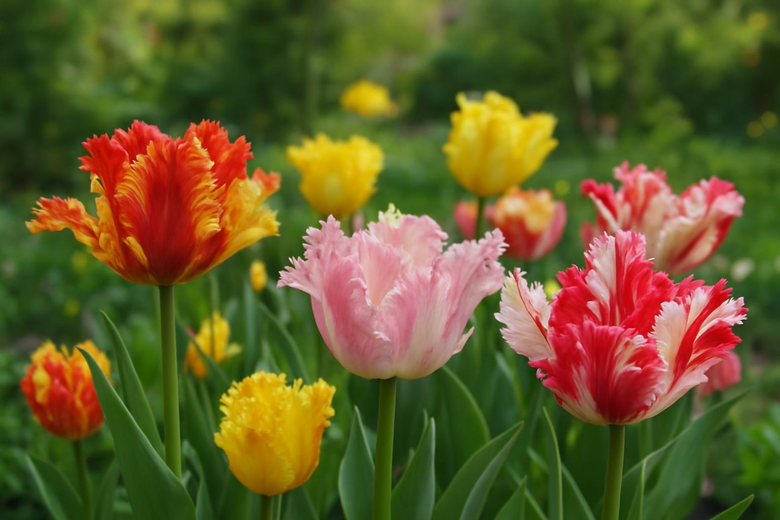 Tulipani pappagallo e varietà speciali: come coltivarli per avere fioriture scenografiche in aprile