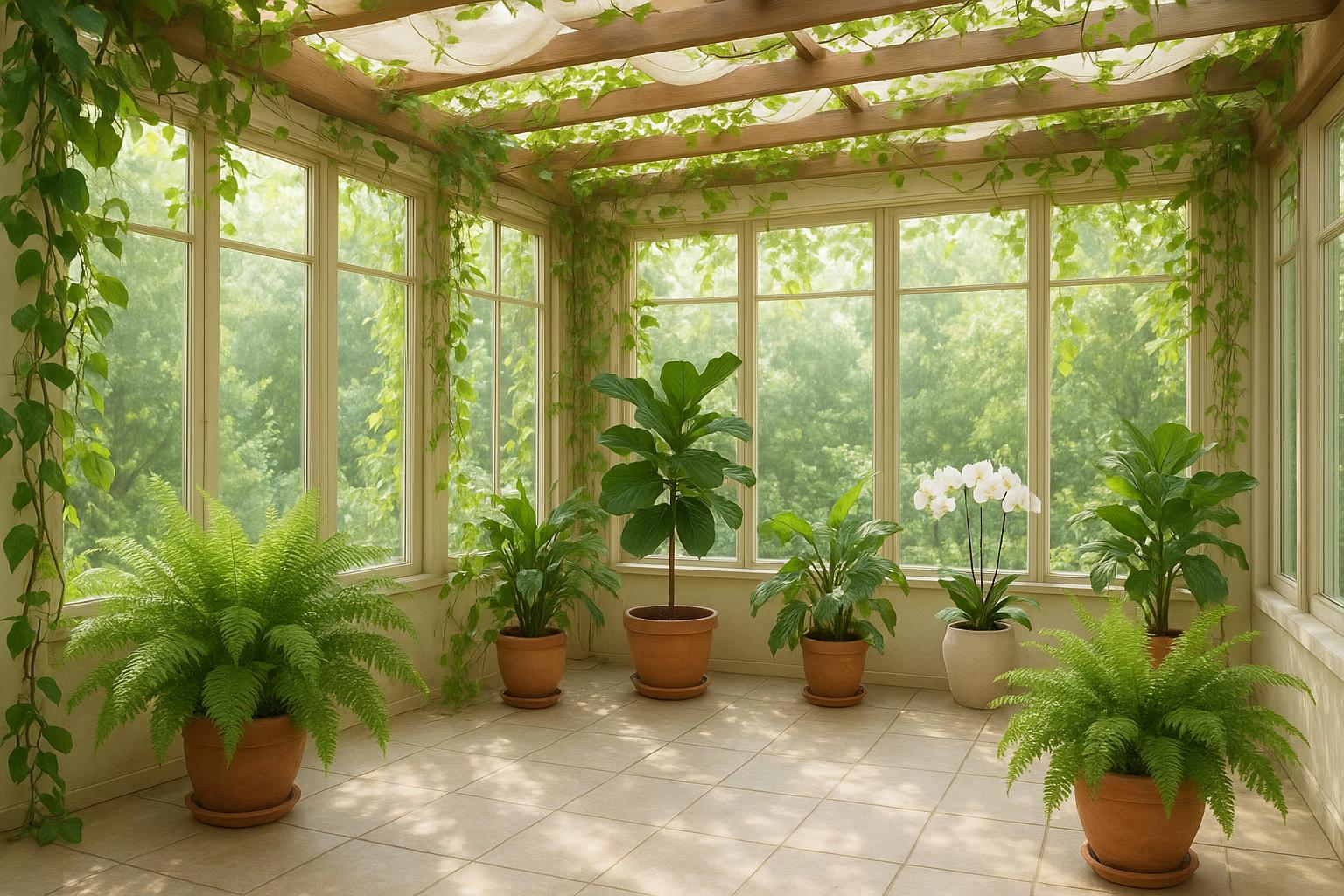 Piante da interno che amano la luce filtrata di pergolati e verande primaverili