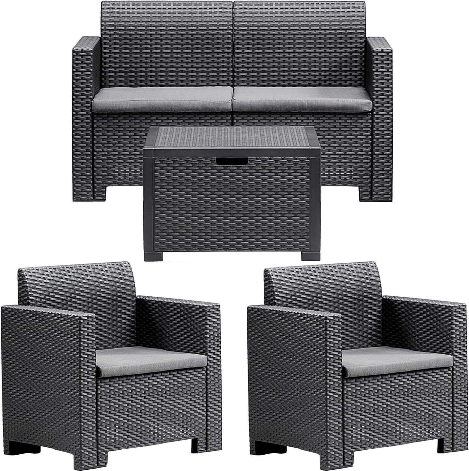 Giardino minimal in città: come progettare un salottino lineare in polyrattan per marzo