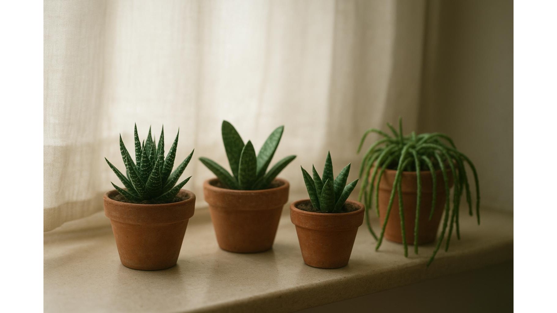 Piante grasse per davanzali ombreggiati: varietà inattese che amano la luce filtrata