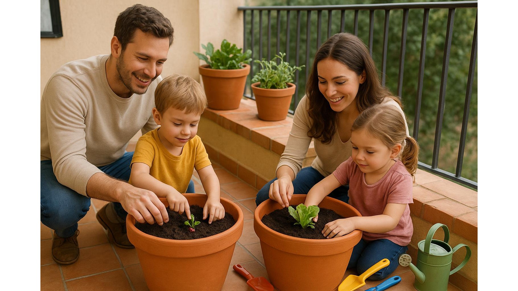Orto in vaso per famiglie: 5 ortaggi facili da seminare con i bambini a marzo