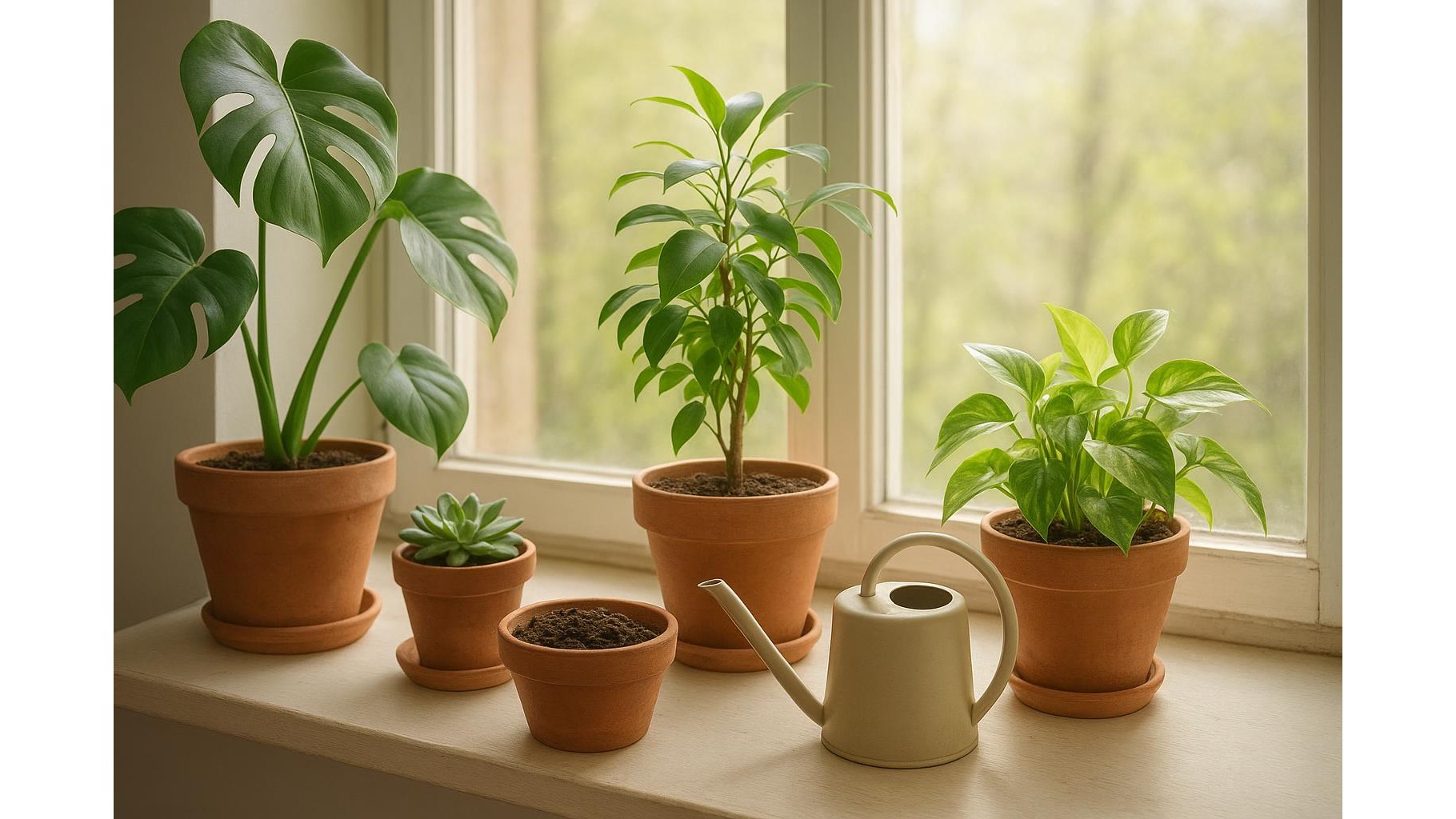 Piante da interno e cambio stagione: come adattare luce, acqua e concime a marzo