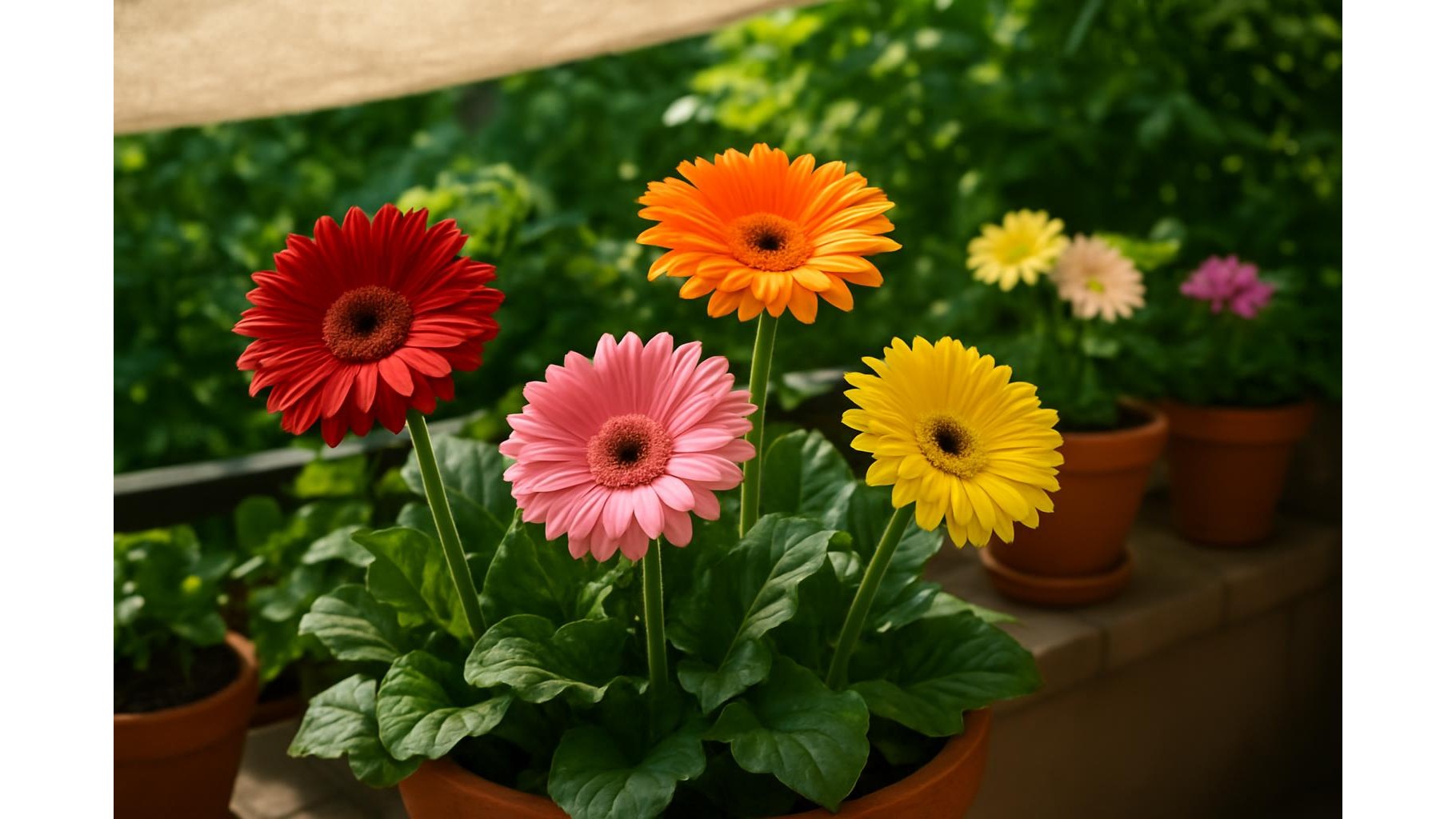 Gerbere in vaso da esterno e da interno: come coltivarle per avere fiori da marzo all’autunno