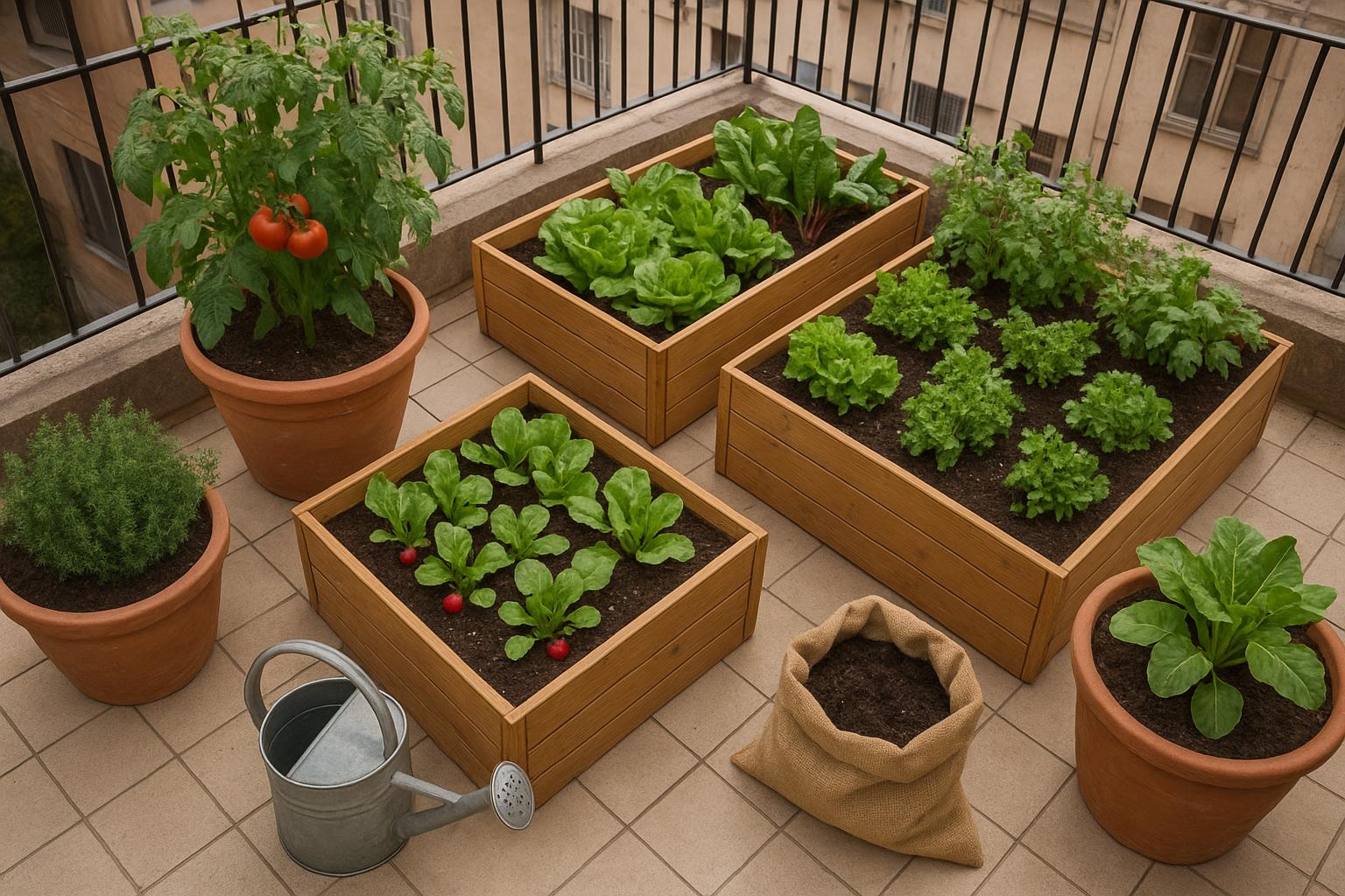 Orto di marzo sul terrazzo: 5 ortaggi produttivi per chi ha solo grandi vasi