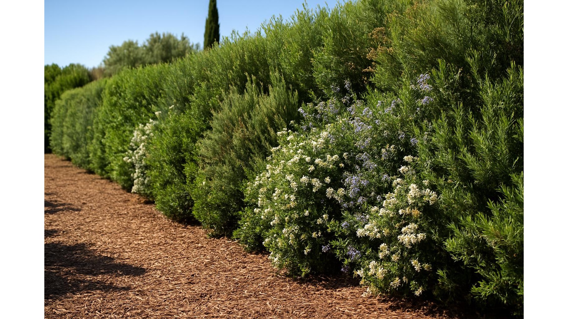 Piante da siepe tolleranti alla siccità per giardini con irrigazione limitata