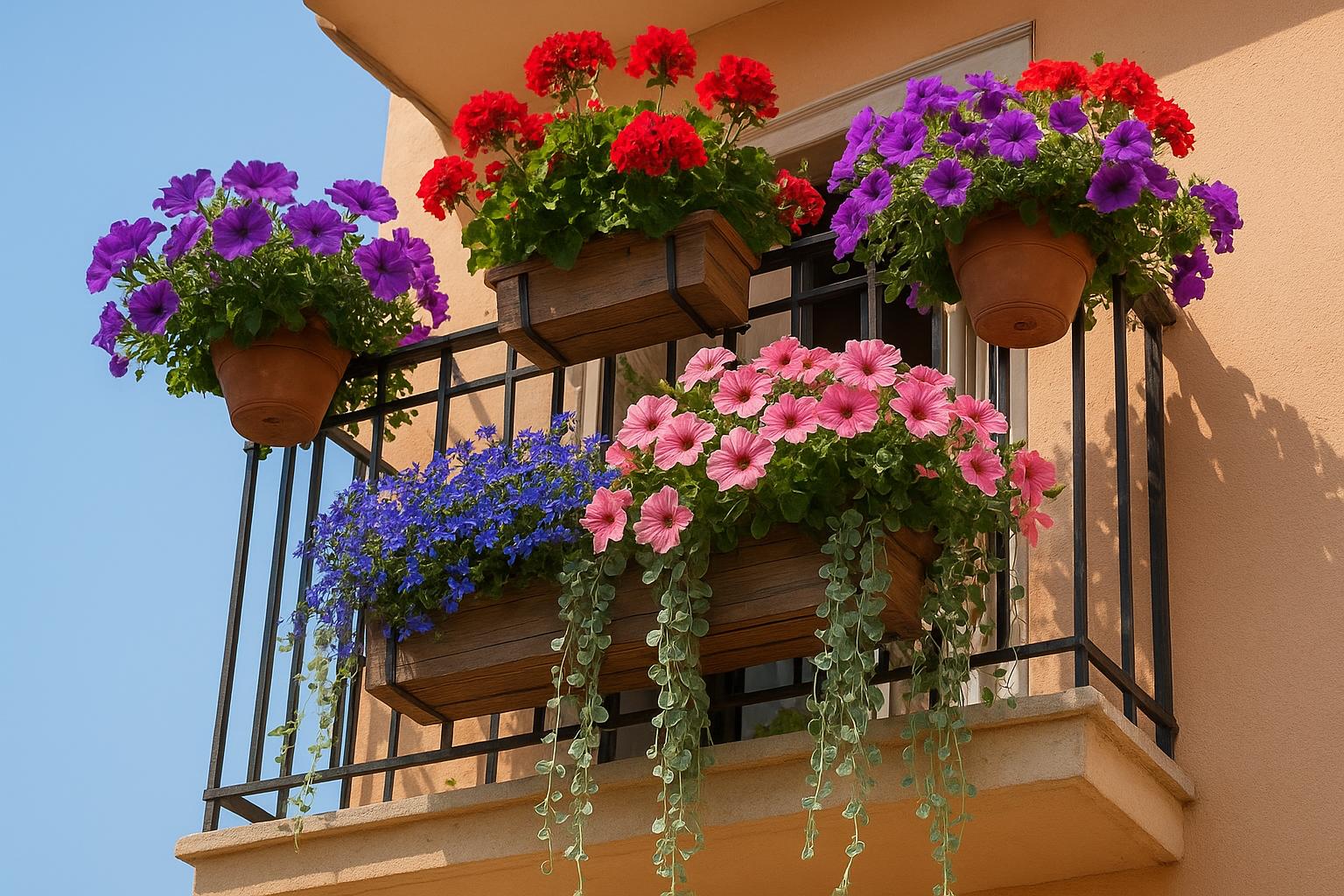 Fiori da balcone pendenti di aprile: 6 specie ideali per cassette e vasi sospesi