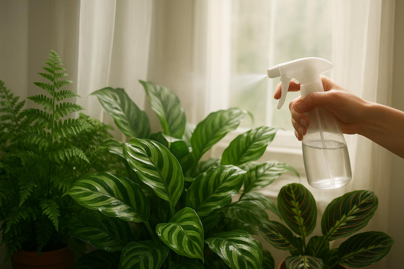 Piante da interno per chi ama la nebbia d’acqua: come sfruttare i nebulizzatori in casa in primavera