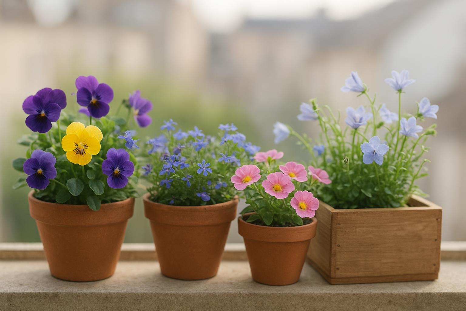 Fiori per vasi mignon in aprile: 7 specie ideali per davanzali stretti e piccoli balconi
