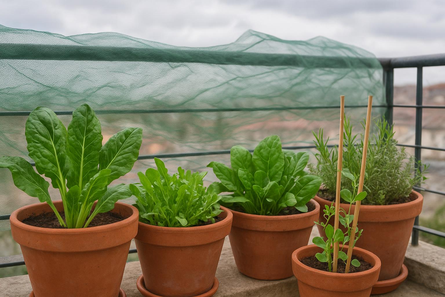Orto di aprile sul balcone ventoso: 6 colture che resistono a correnti e sbalzi