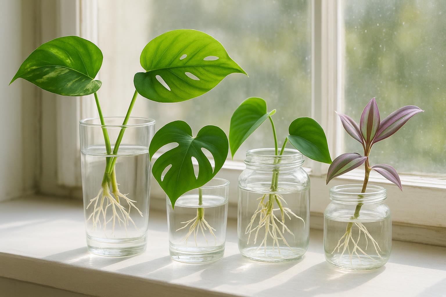 Piante da interno facili da propagare in acqua: 8 specie perfette per iniziare ad aprile