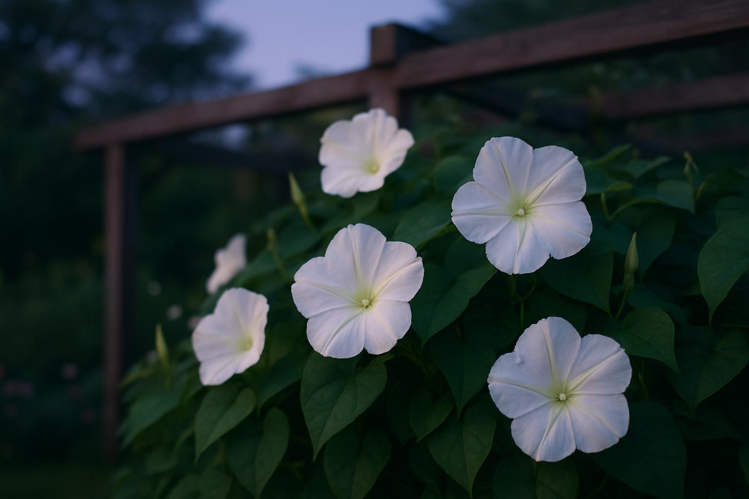Fior di luna (ipomea alba): il rampicante notturno che illumina le sere di aprile
