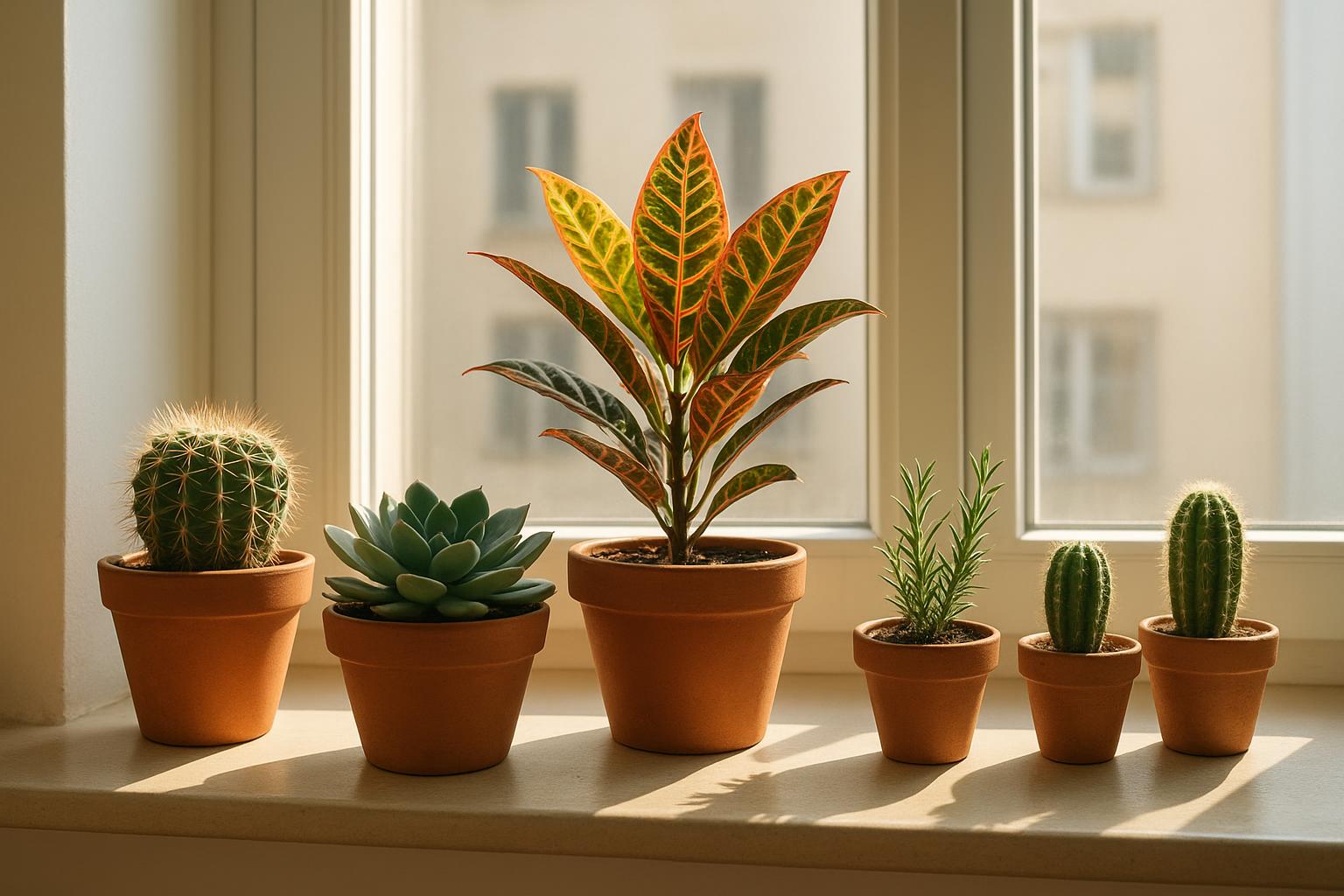 Piante da interno che amano la luce diretta: 7 specie perfette per finestre esposte a sud