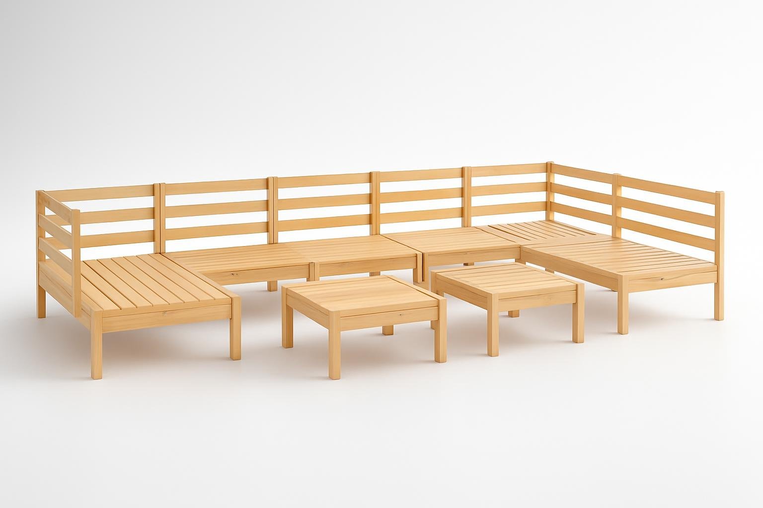 Set divani da giardino 10 pz in pino vidaXL, il grande salotto outdoor ora in forte ribasso su Amazon