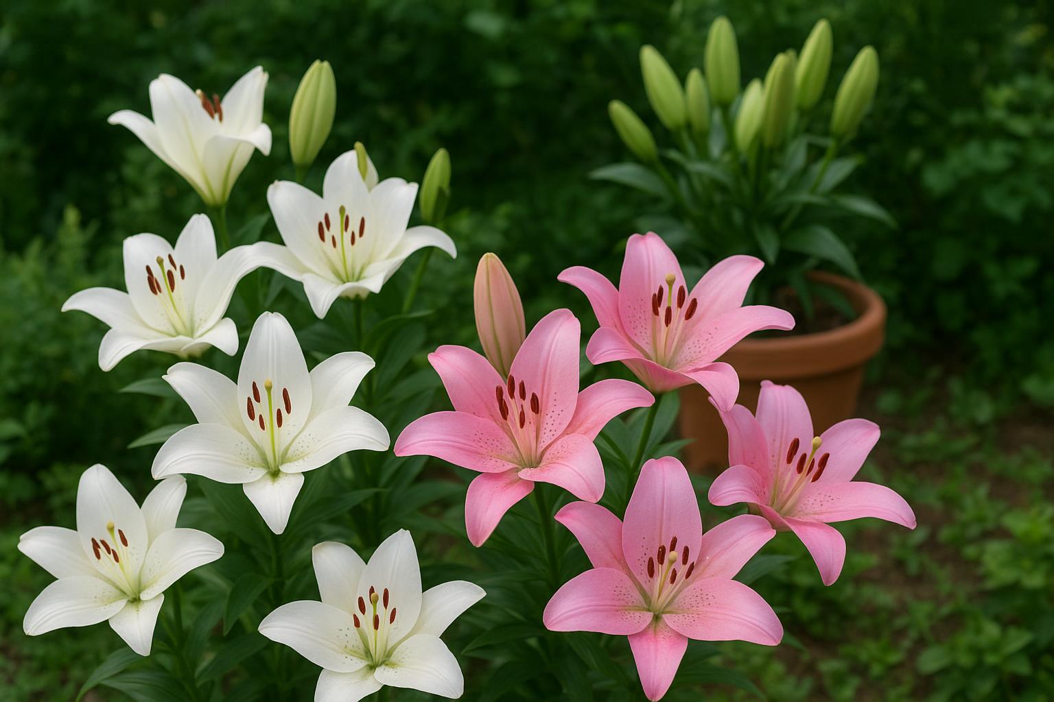Gigli orientali in giardino e in vaso: come piantarli ad aprile per fioriture estive spettacolari