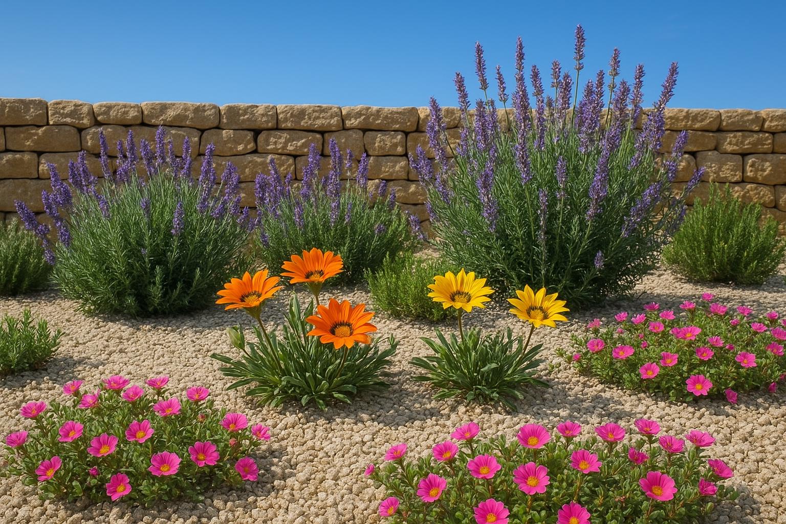 Fiori per giardini mediterranei di aprile: specie resistenti a caldo e siccità precoce