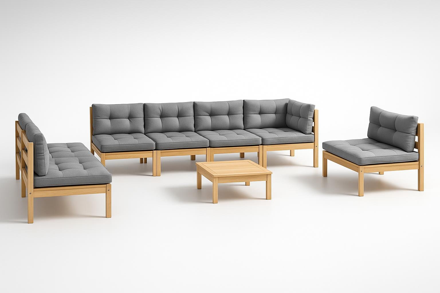 Arredare un giardino in stile naturale con il set divani da giardino 9 pz in pino vidaXL