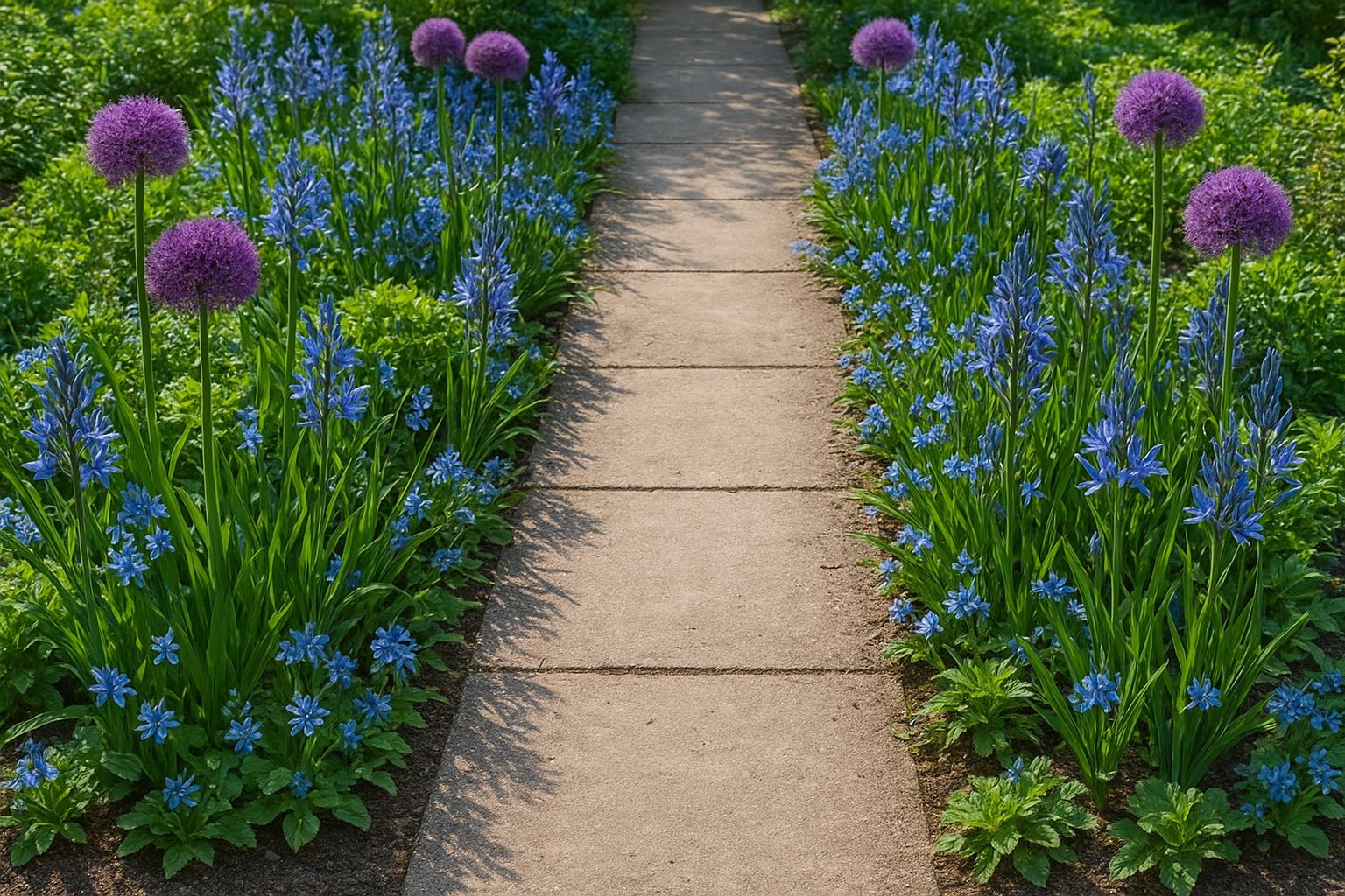 Come creare un corridoio fiorito di primavera con bulbose tardive lungo il vialetto di casa