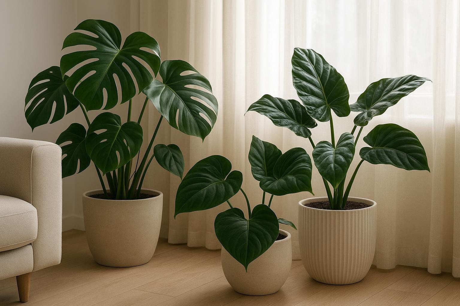 Piante da interno per collezionisti di foglie grandi: come gestire monstera, alocasia e altre specie esigenti