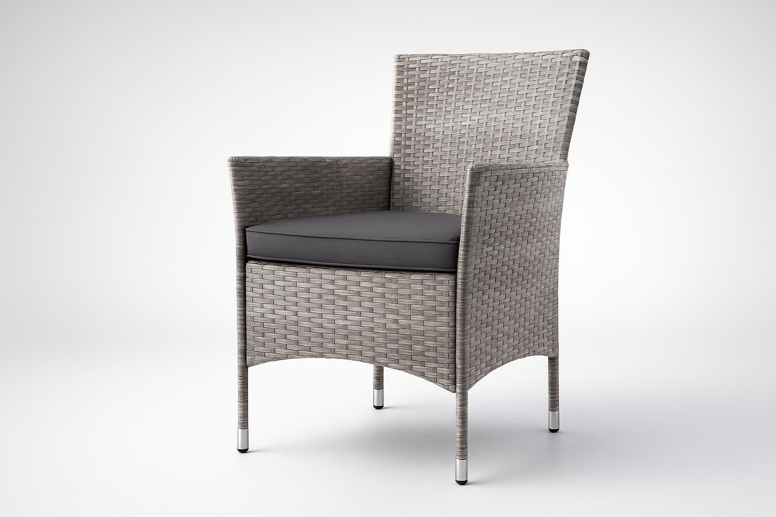 Casaria set 4 sedie da giardino in polyrattan, comfort e praticità per l’outdoor a prezzo ribassato