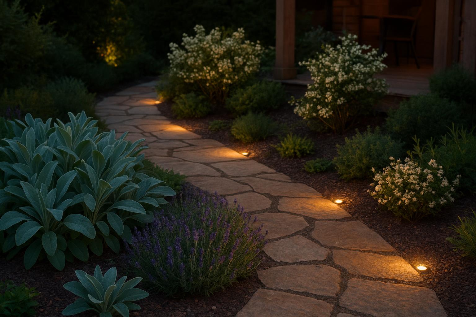Piante da esterno per aiuole serali: specie che risaltano con le luci da giardino a fine aprile