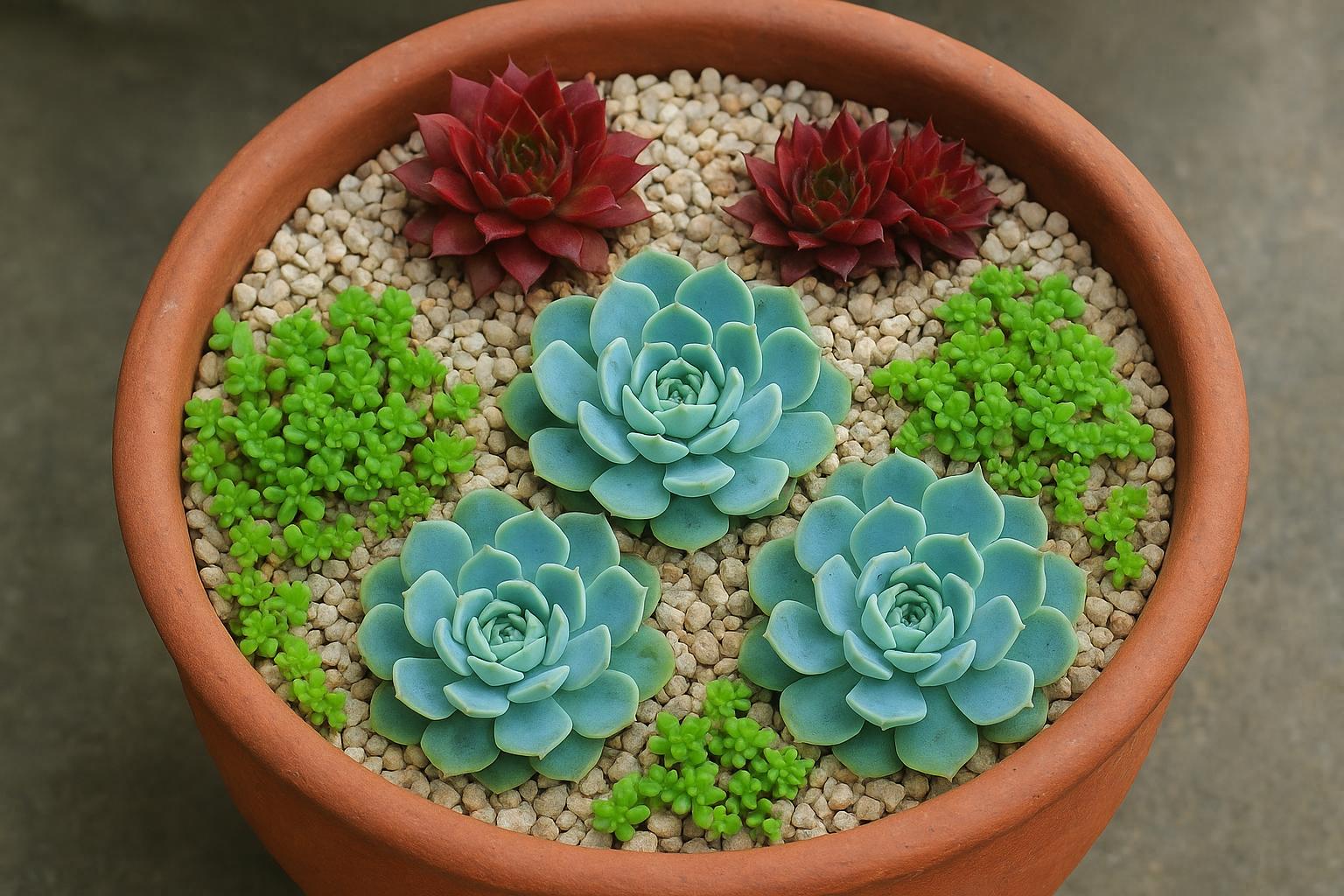 Piante grasse cespitose per grandi ciotole da esterno: composizioni scenografiche di aprile