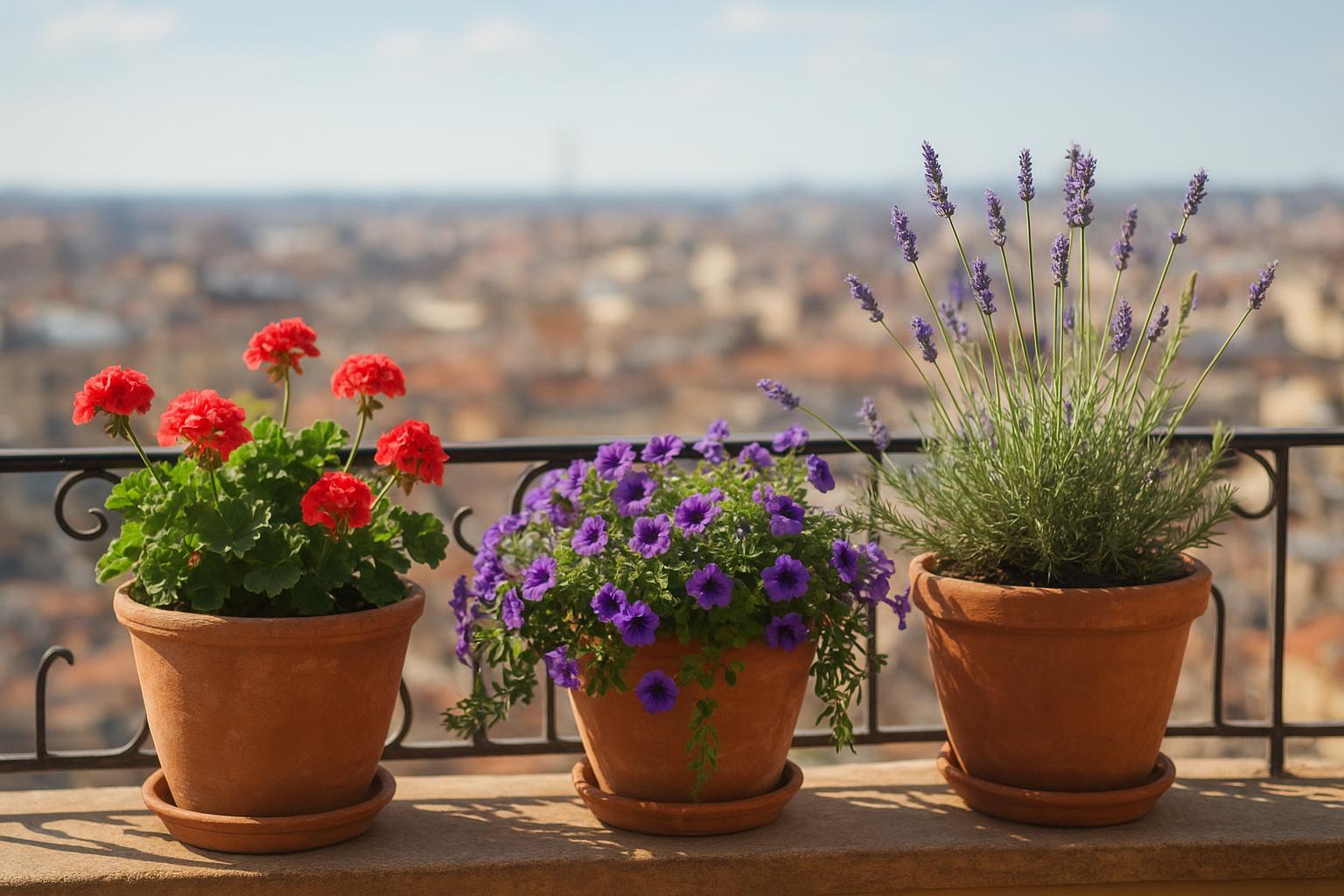 Fiori per balconi ventosi di fine aprile: 7 specie che non temono le raffiche