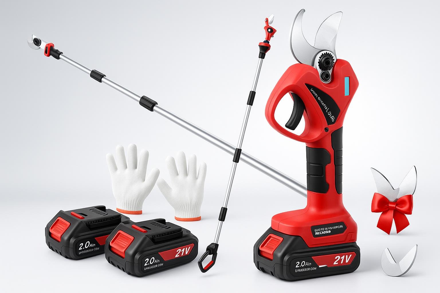 Forbici da potatura a batteria con asta telescopica, come semplificare il taglio in alto