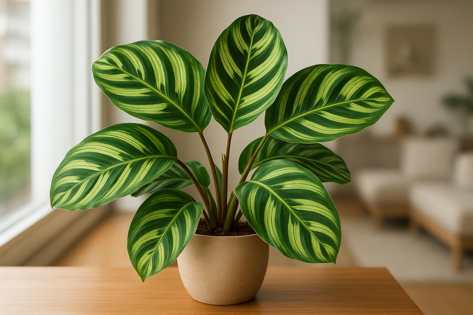 Calathea in casa: cura primaverile di una pianta da interno scenografica ma delicata