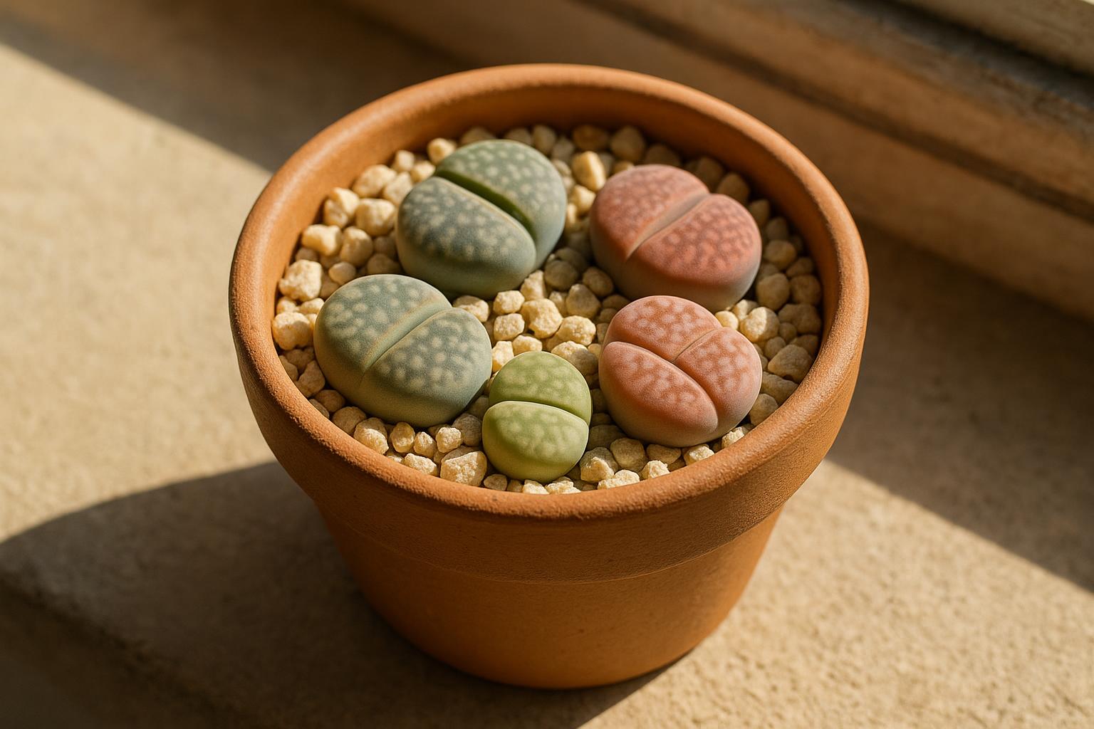 Lithops, le pietre vive: coltivazione in vaso per appassionati di piante grasse insolite