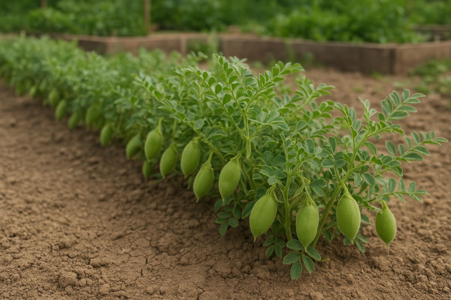 Coltivare ceci nell’orto domestico: dalla semina di primavera al raccolto estivo
