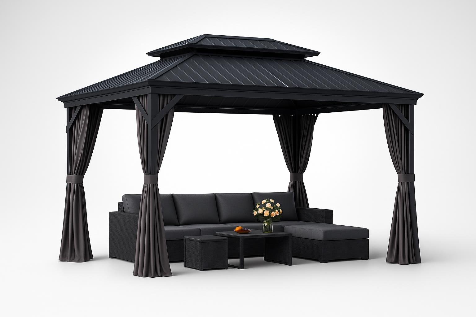Gazebo Purple Leaf 3,65 x 2,4 m in offerta su Amazon: una pergola elegante per il tuo giardino