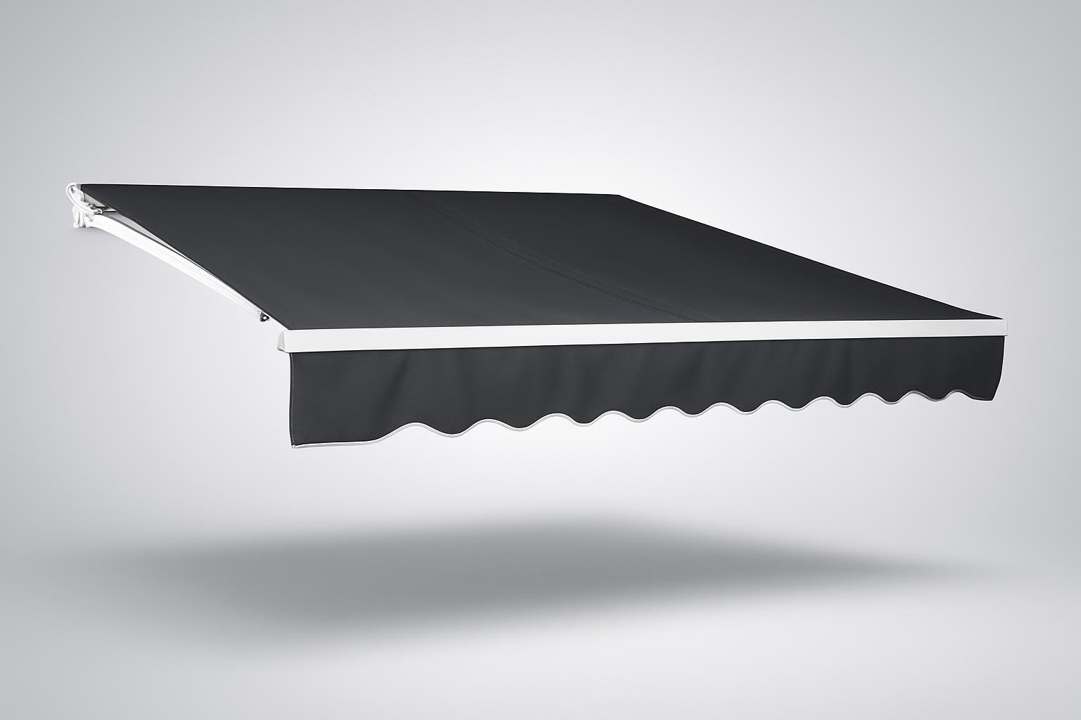 Tenda da sole a morsetto LZQ 3 x 2,5 m, soluzione pratica per ombreggiare il balcone a prezzo scontato