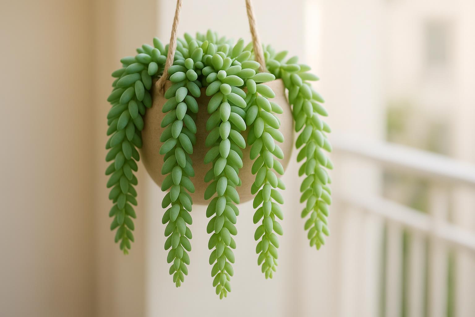 Sedum morganianum (coda d’asino): come coltivare la pianta grassa pendente più scenografica