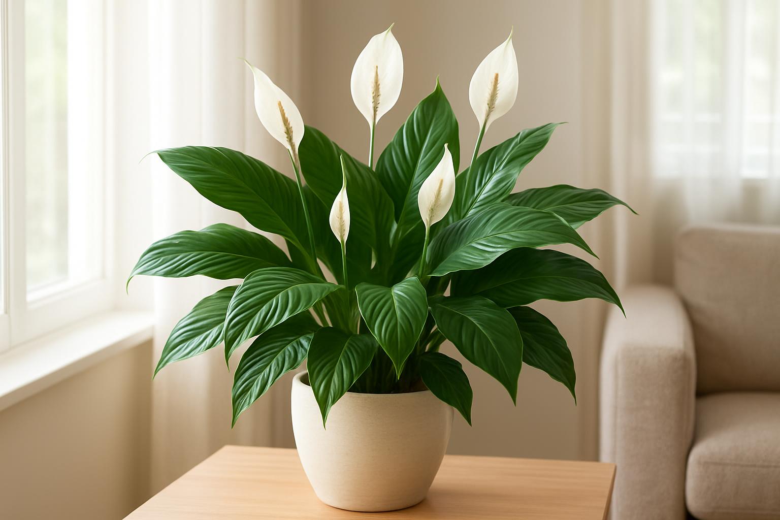 Spatifillo (Spathiphyllum): cura di primavera per una pianta da interno sempre in fiore