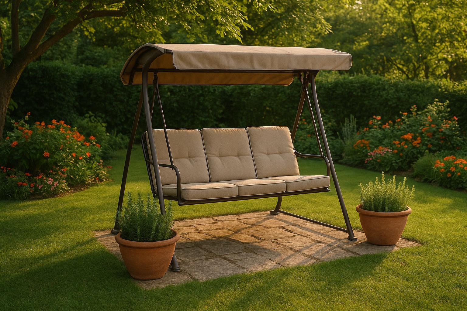 Dondolo da giardino: come scegliere il modello giusto per creare un angolo relax all’ombra