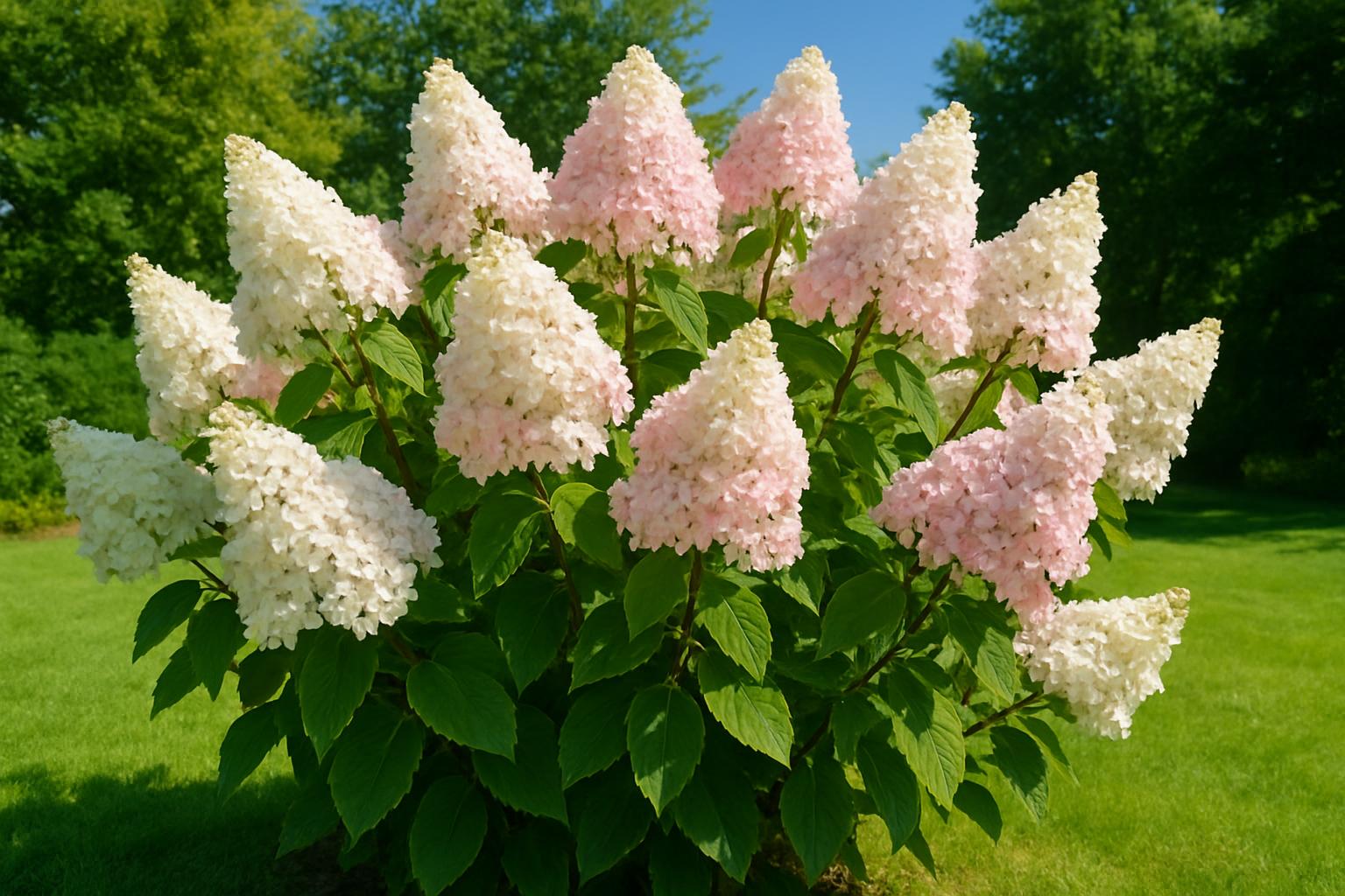 Ortensia paniculata in giardino: come coltivarla al sole per fioriture estive spettacolari