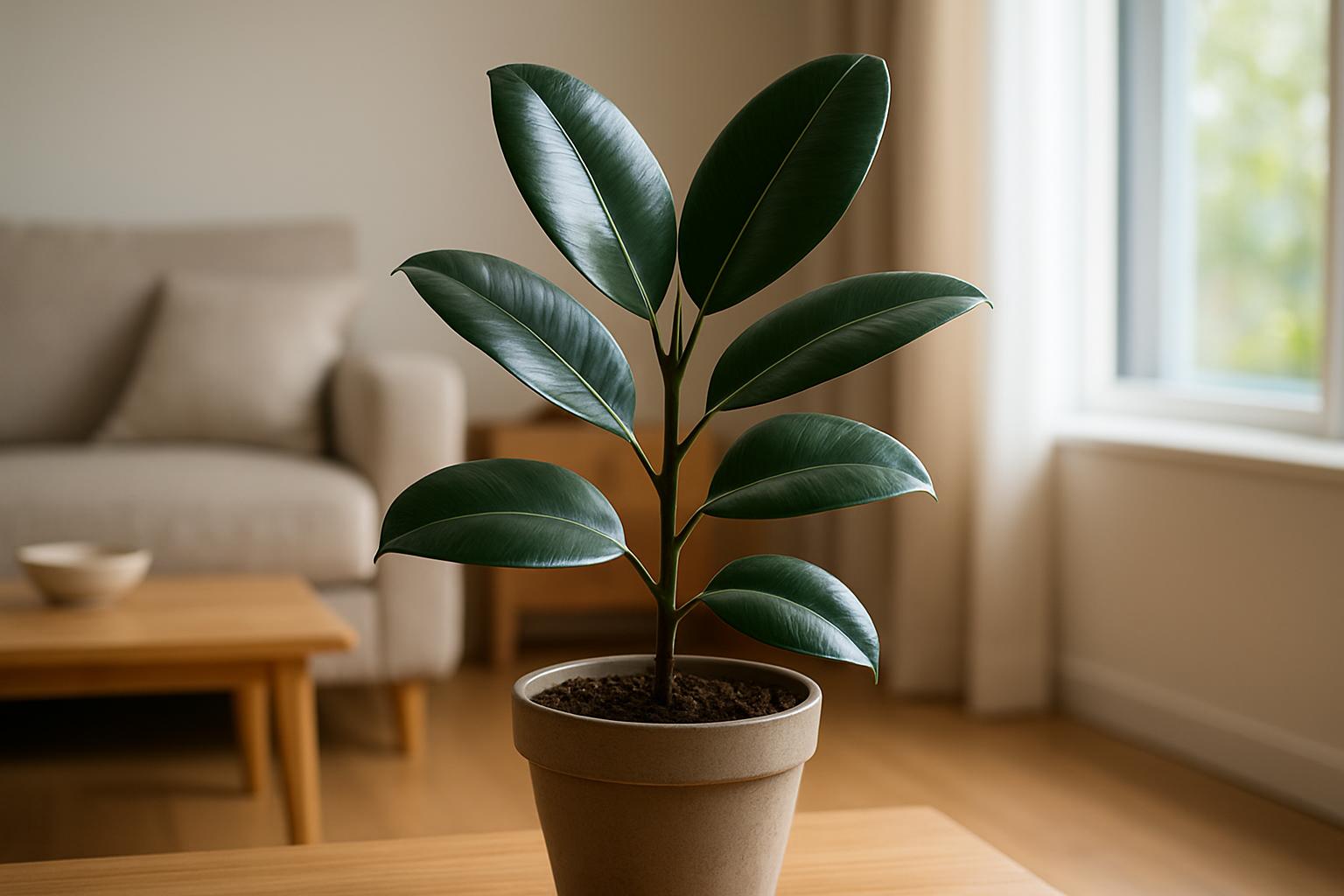 Ficus elastica in casa: cura, rinvaso e posizione ideale per una pianta scenografica