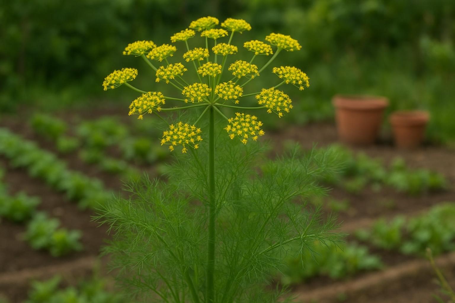 Coltivare il finocchietto selvatico in giardino e in vaso: aromatica perfetta per l’orto di primavera