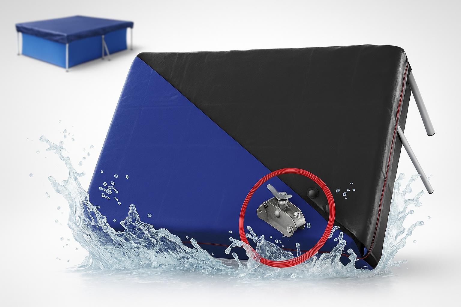 Telo copri piscina Planenfux 4×2: proteggere l’area acqua del giardino tutto l’anno